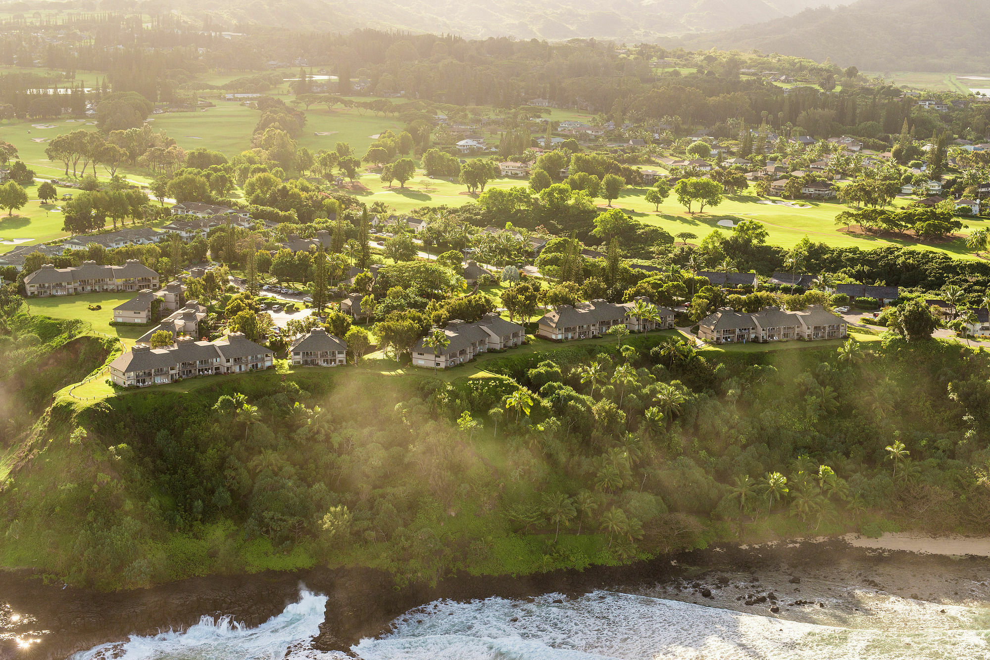 Princeville Oceanfront Villas Kauai Eksteriør billede